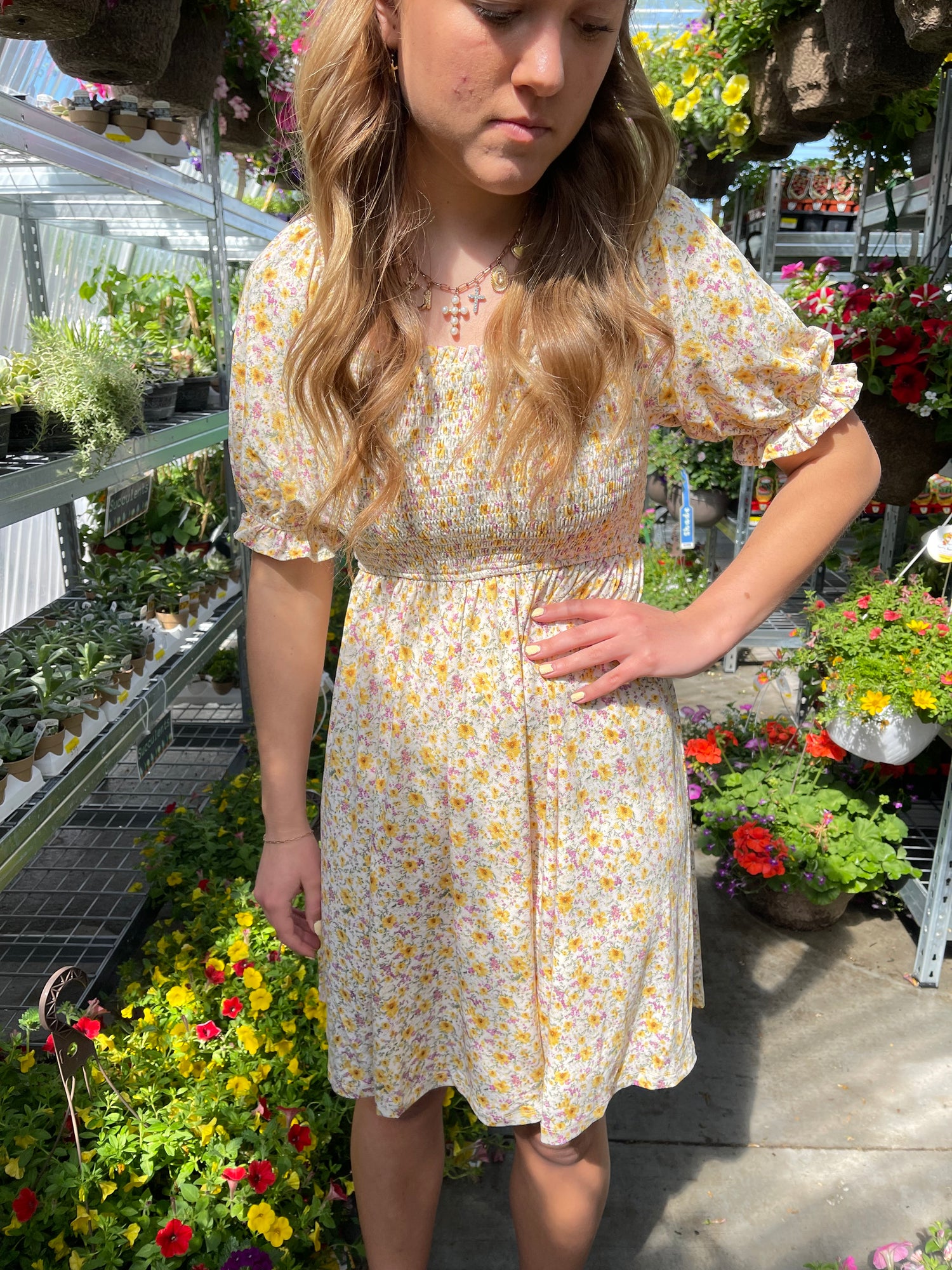 Ditsy Print Dress