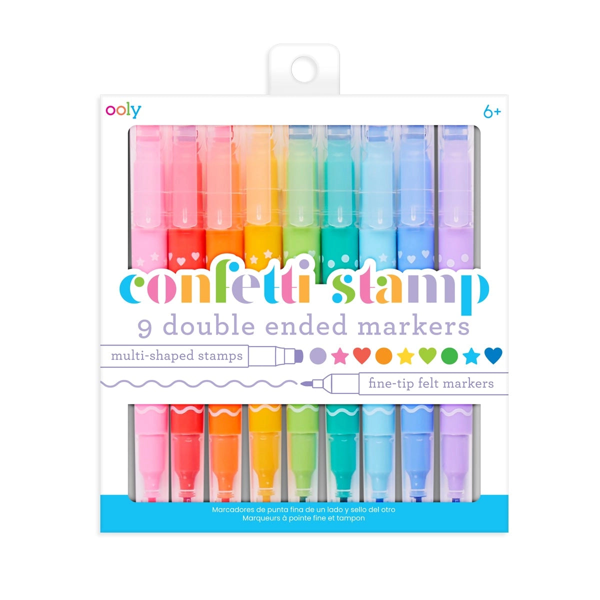 Confetti Stamp: Double-Ended Markers