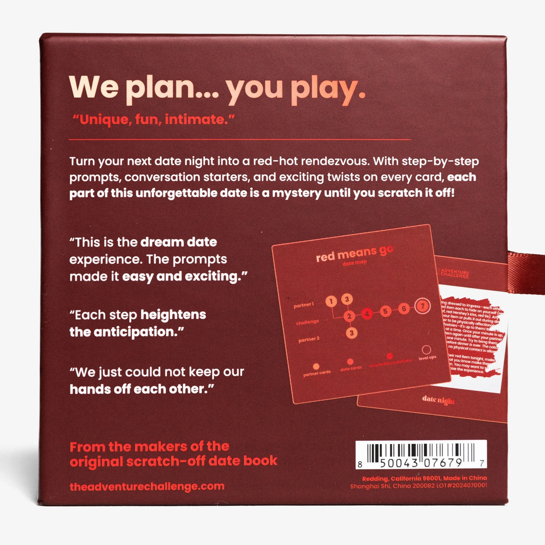 Adventure Challenge, Red Means Go