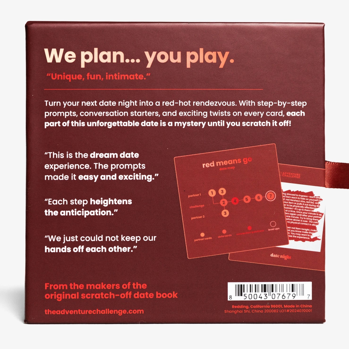 Adventure Challenge, Red Means Go