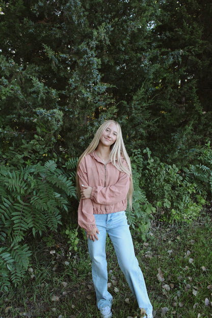 Corduroy Zip Up Jacket