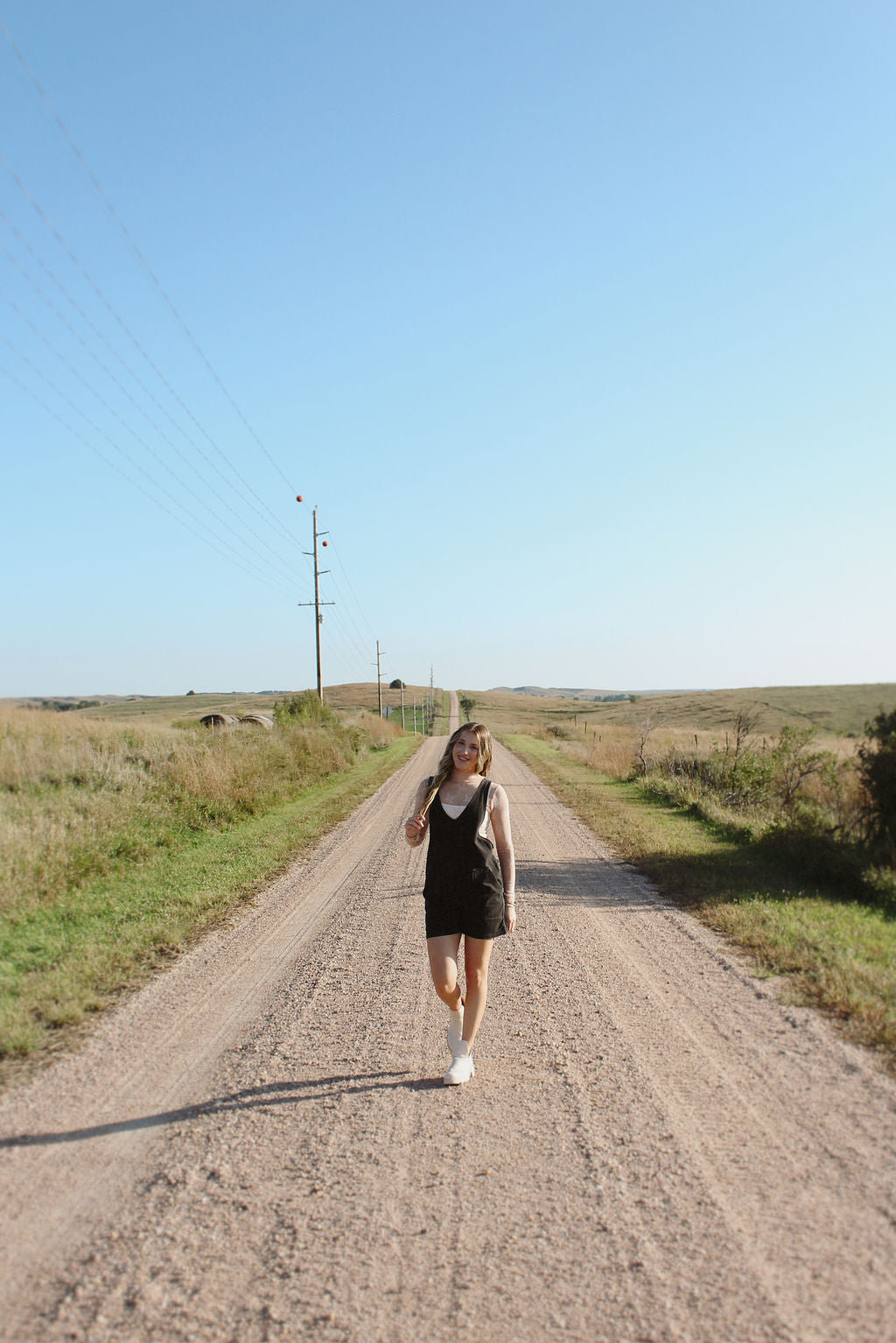 Savannah Romper, Denim