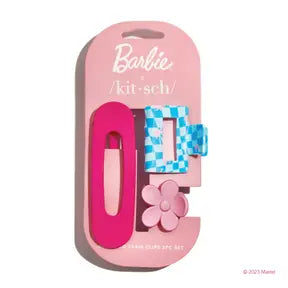 Barbie Assorted Claw Clip Set 3 pc