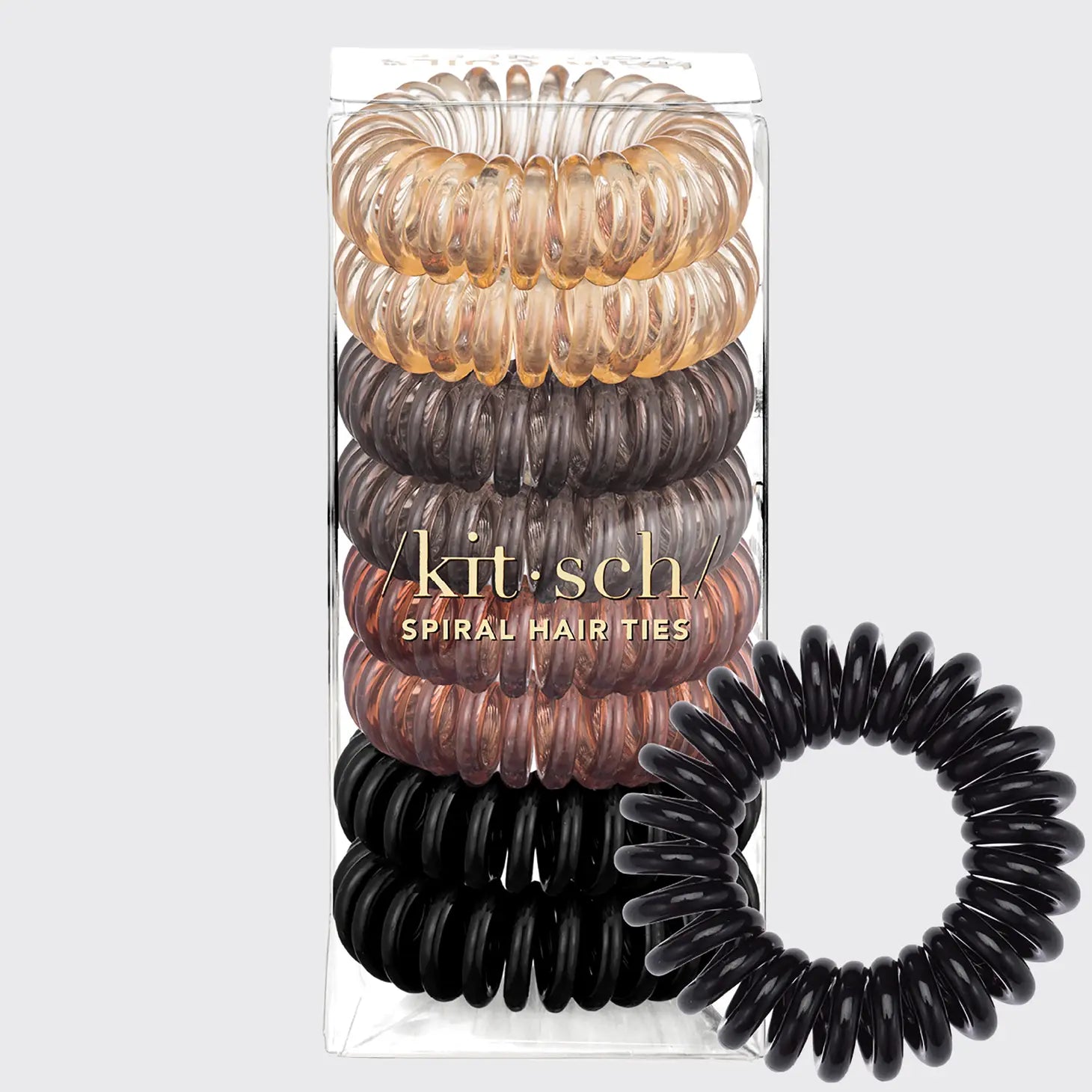 Spiral Hair Ties -8 pack