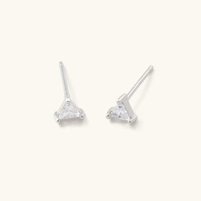 Diamond Triangle Studs