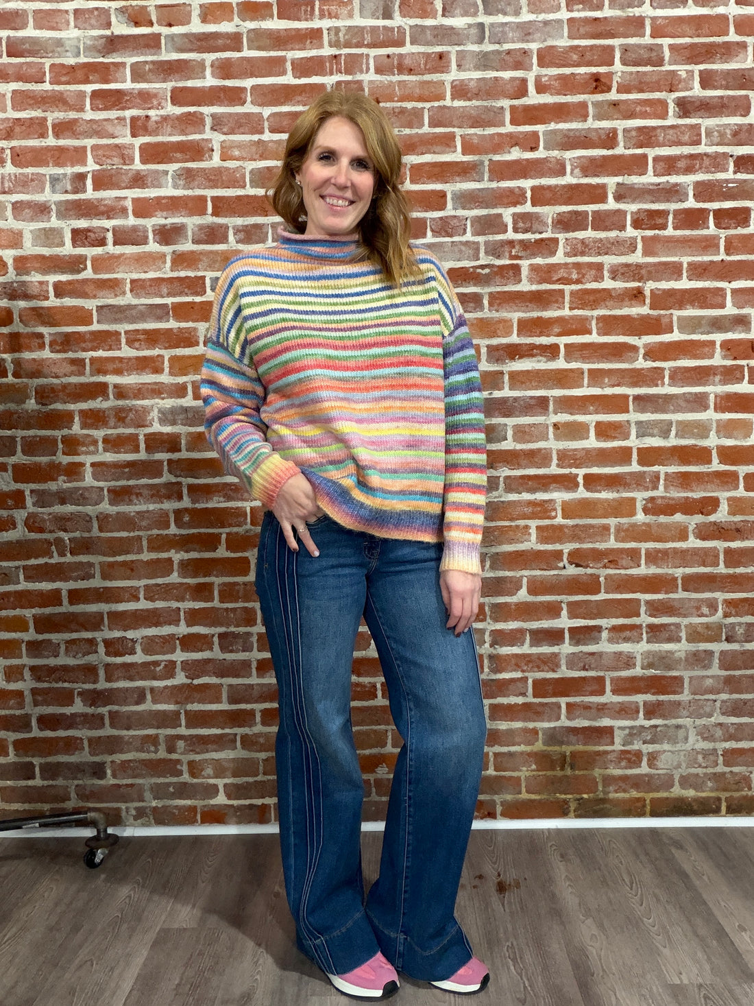 Hidden-Happi Pintucks Jeans