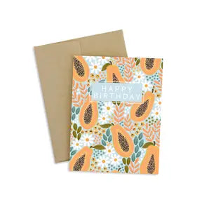 Papaya Happy Birthday Card