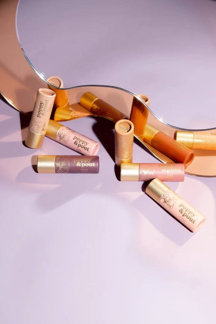 Poppy & Pout Lip Balm, Tinted