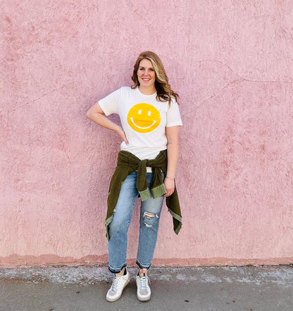 Vintage Smiley Graphic Top