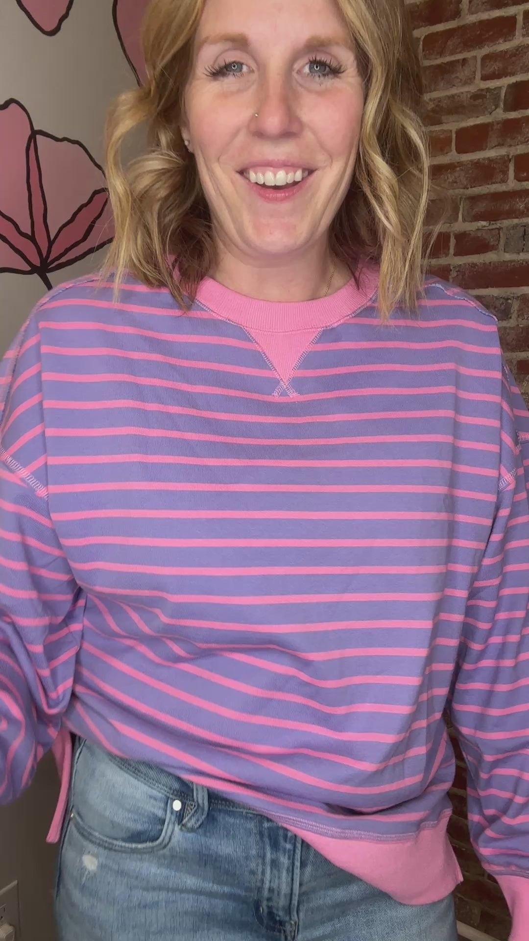 Olivia Striped Top