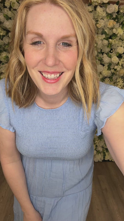 Kelsey Dress, Light Chambray