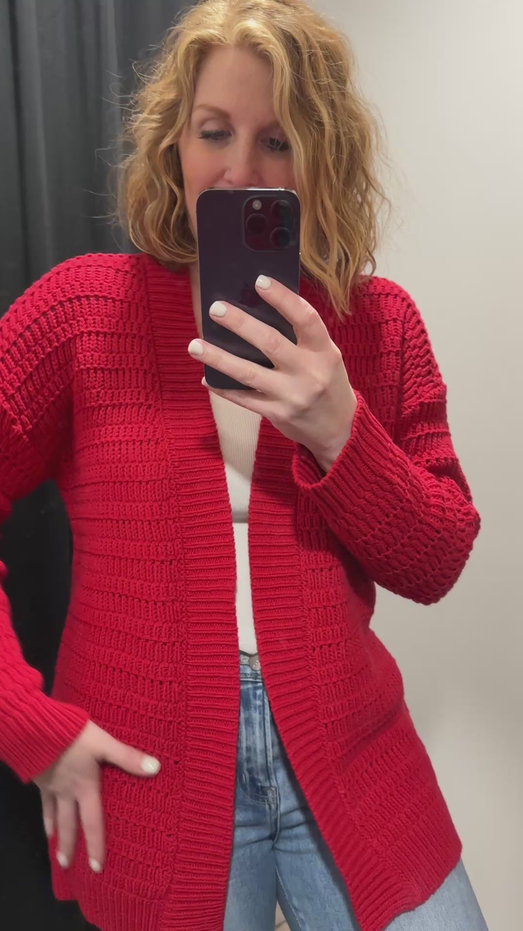 The Red Cardigan