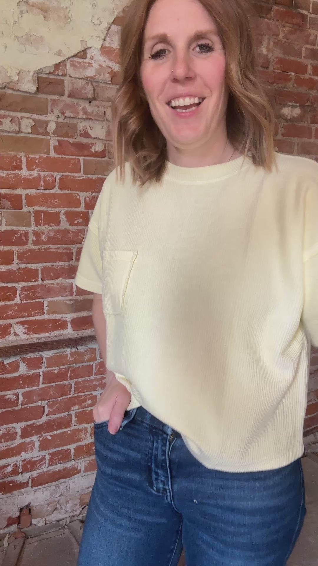 Butter Yellow Short Sleeve