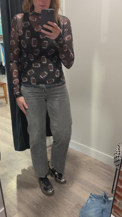Hidden- Ella High Rise Straight Jean
