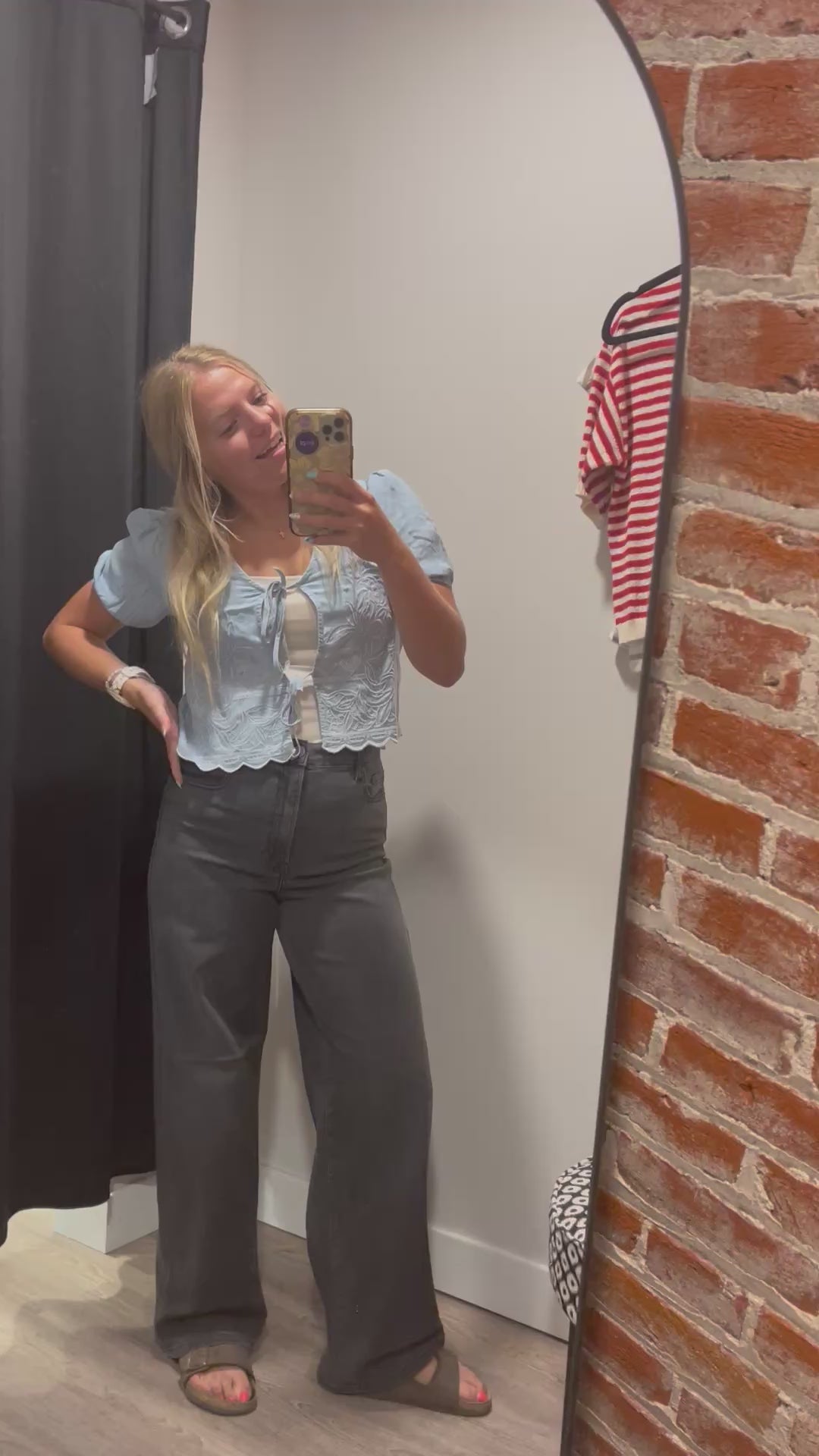 Hidden- Black Dad Jeans