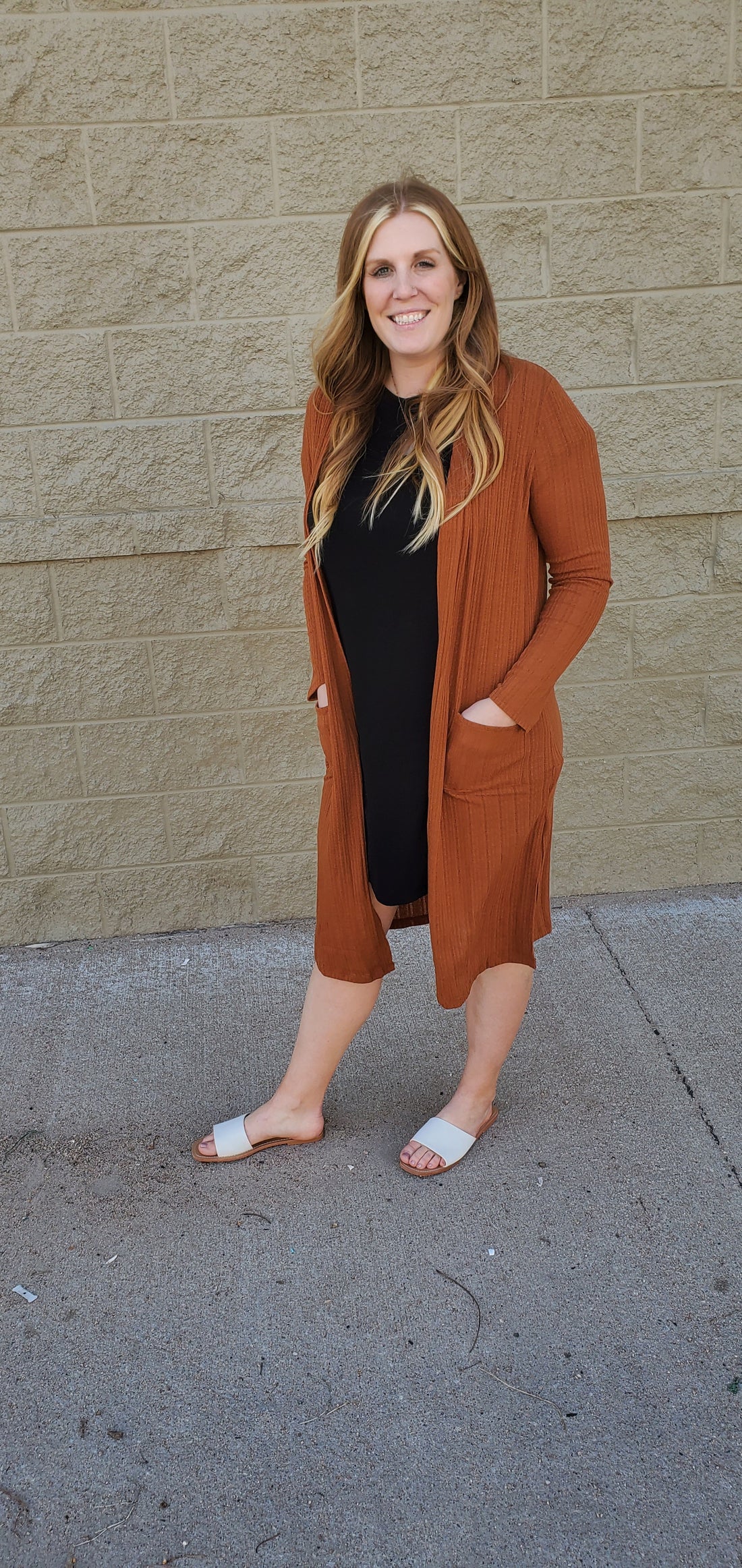 Lila Lightweight Cardi, Camel