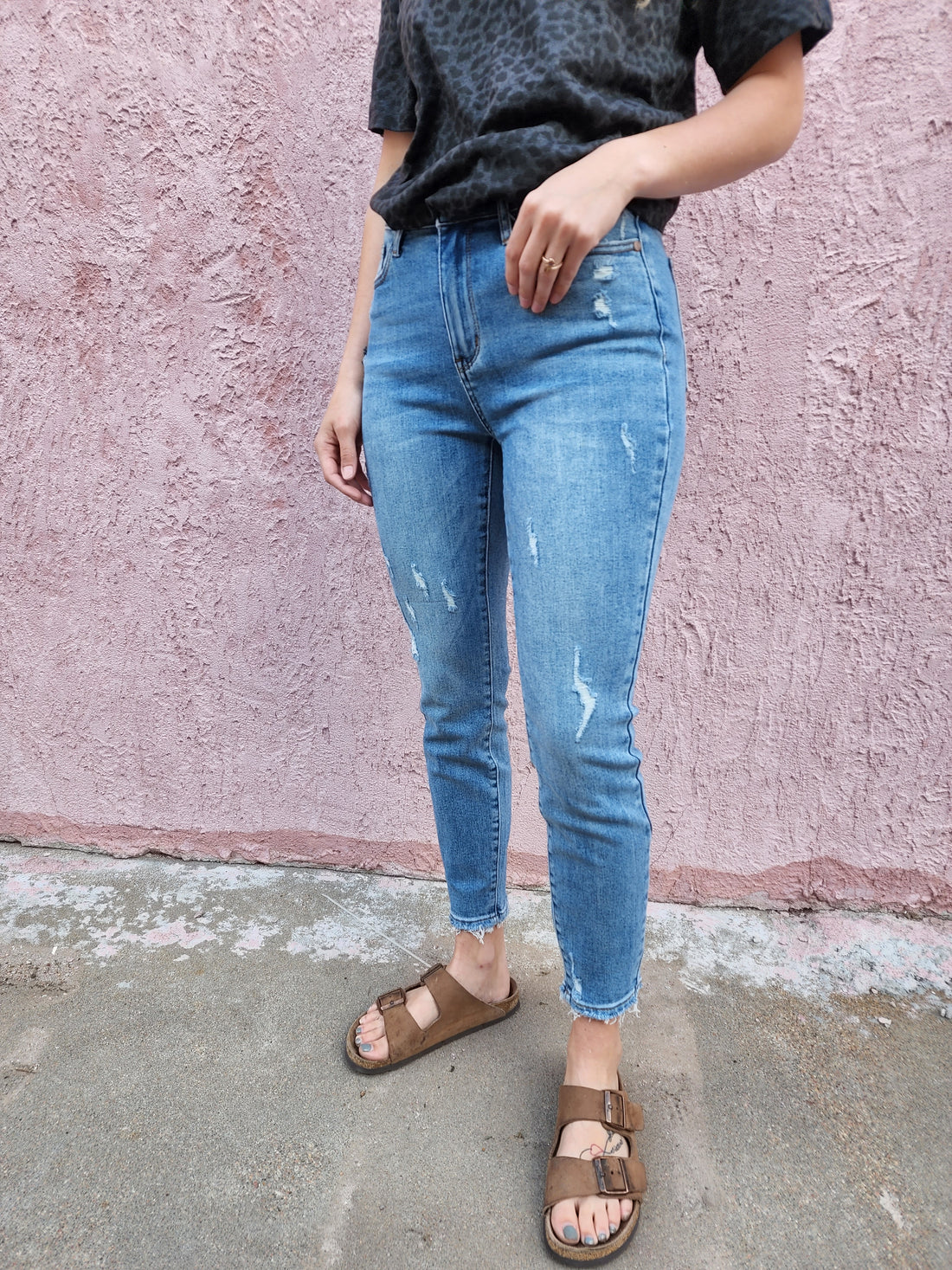 Stevie Mineral Wash Relaxed Fit Jean