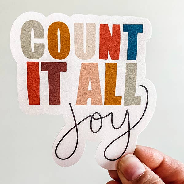 Count it All Joy Vinyl Sticker
