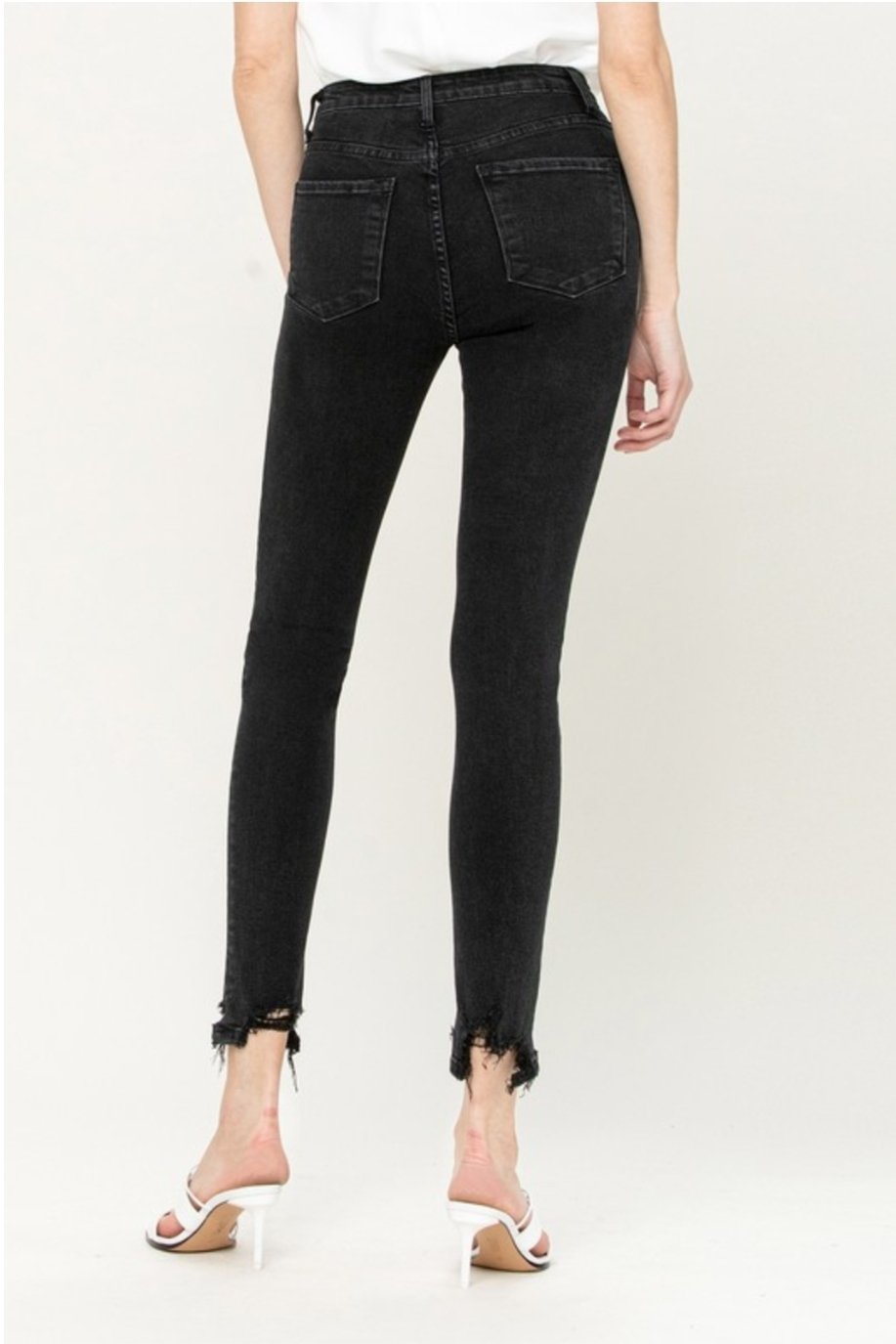 Nicole High Rise Black Skinnies