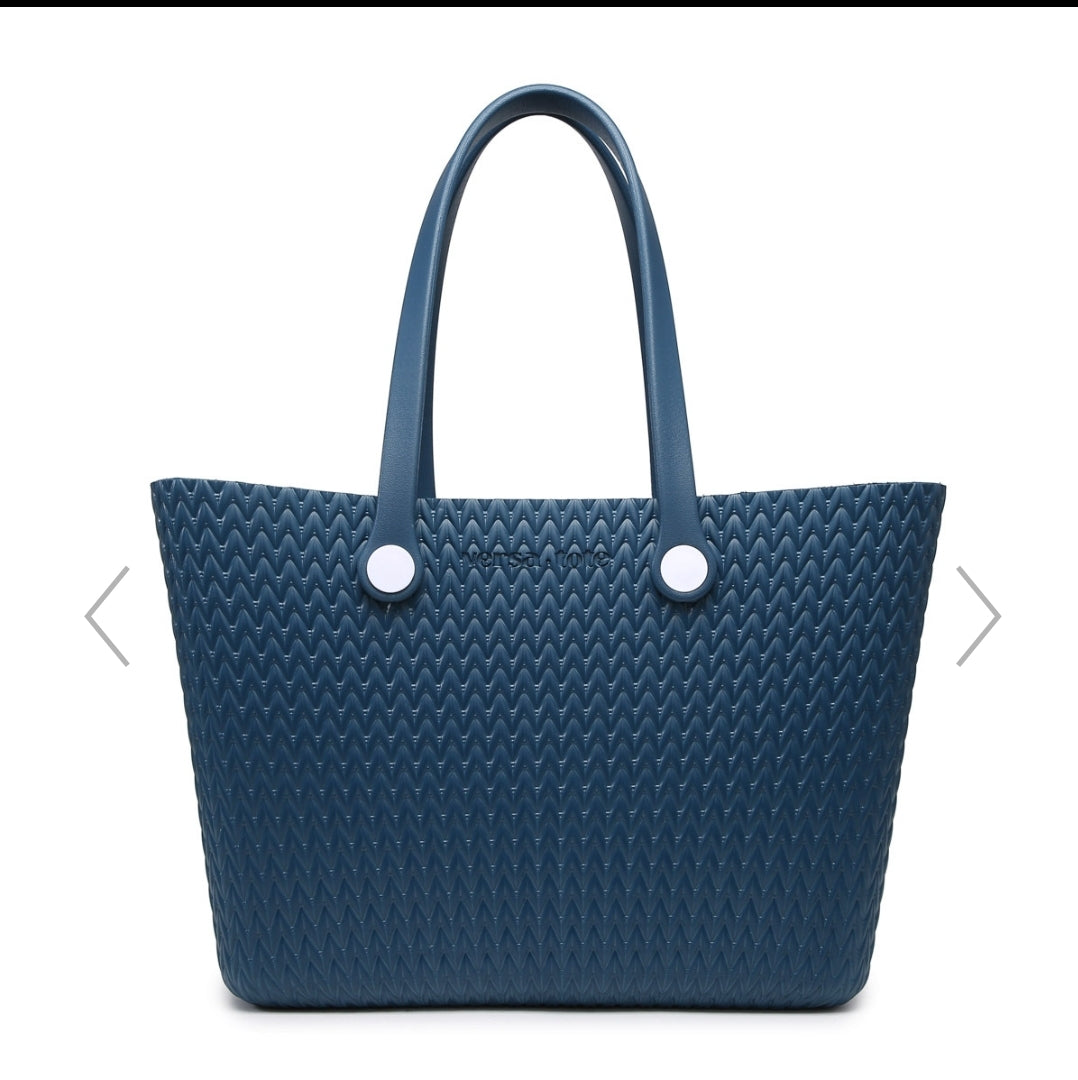 Textured Carry All Tote w/ Interchangeable Straps