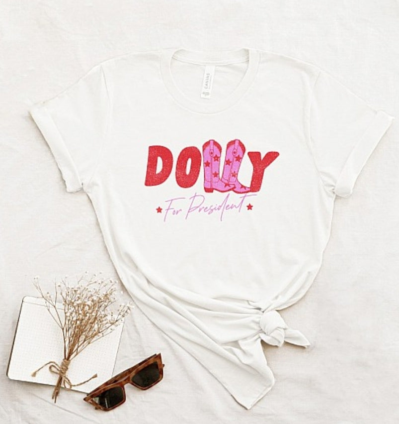 Dolly for President Graphic Tee