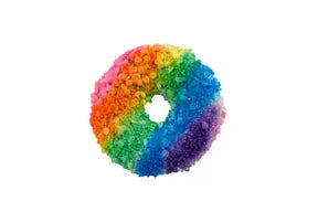 Rainbow Airbrushed Donut Bath Bomb