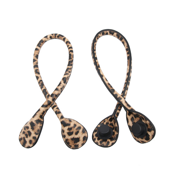 Leopard Leather Strap for Carry All Tote