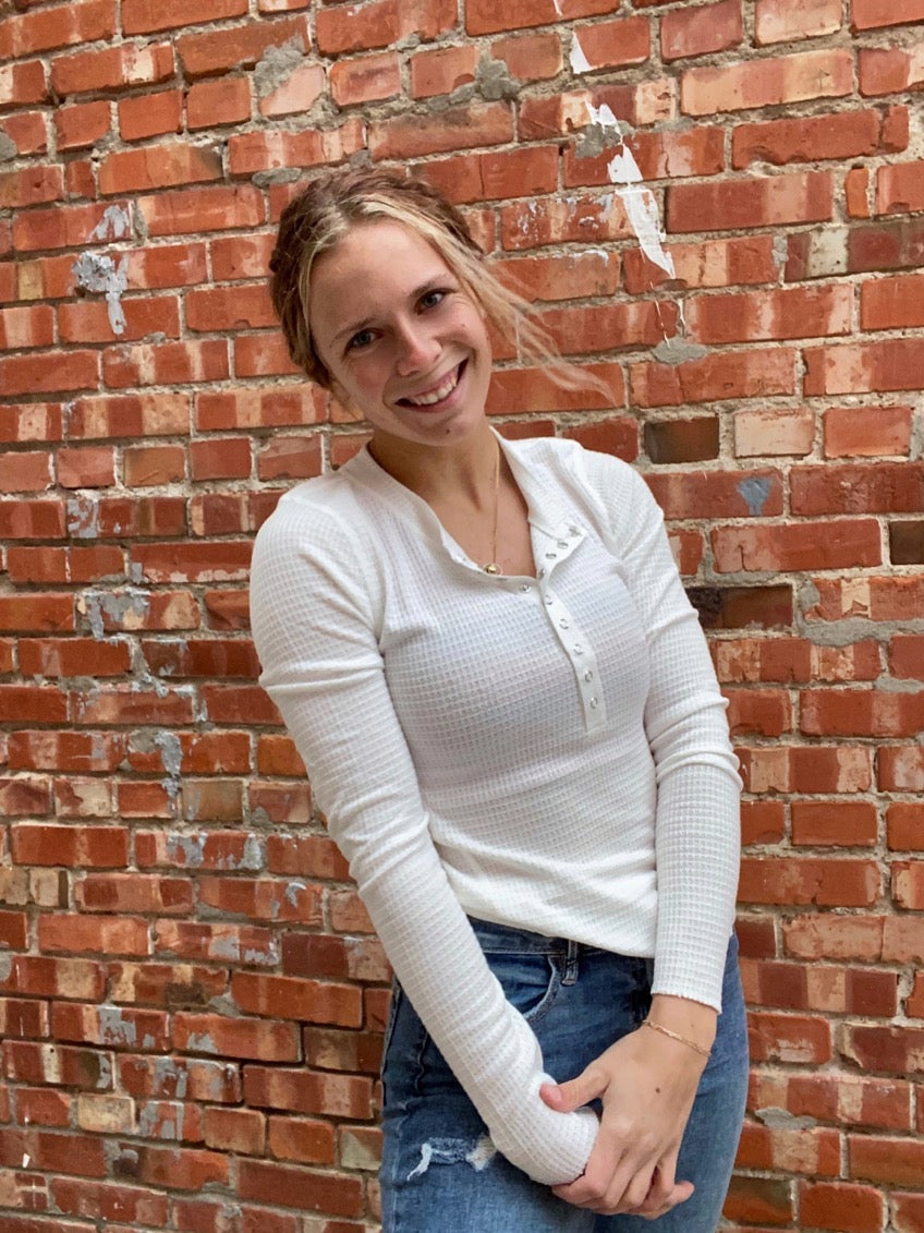 Waffle Button Snap Top