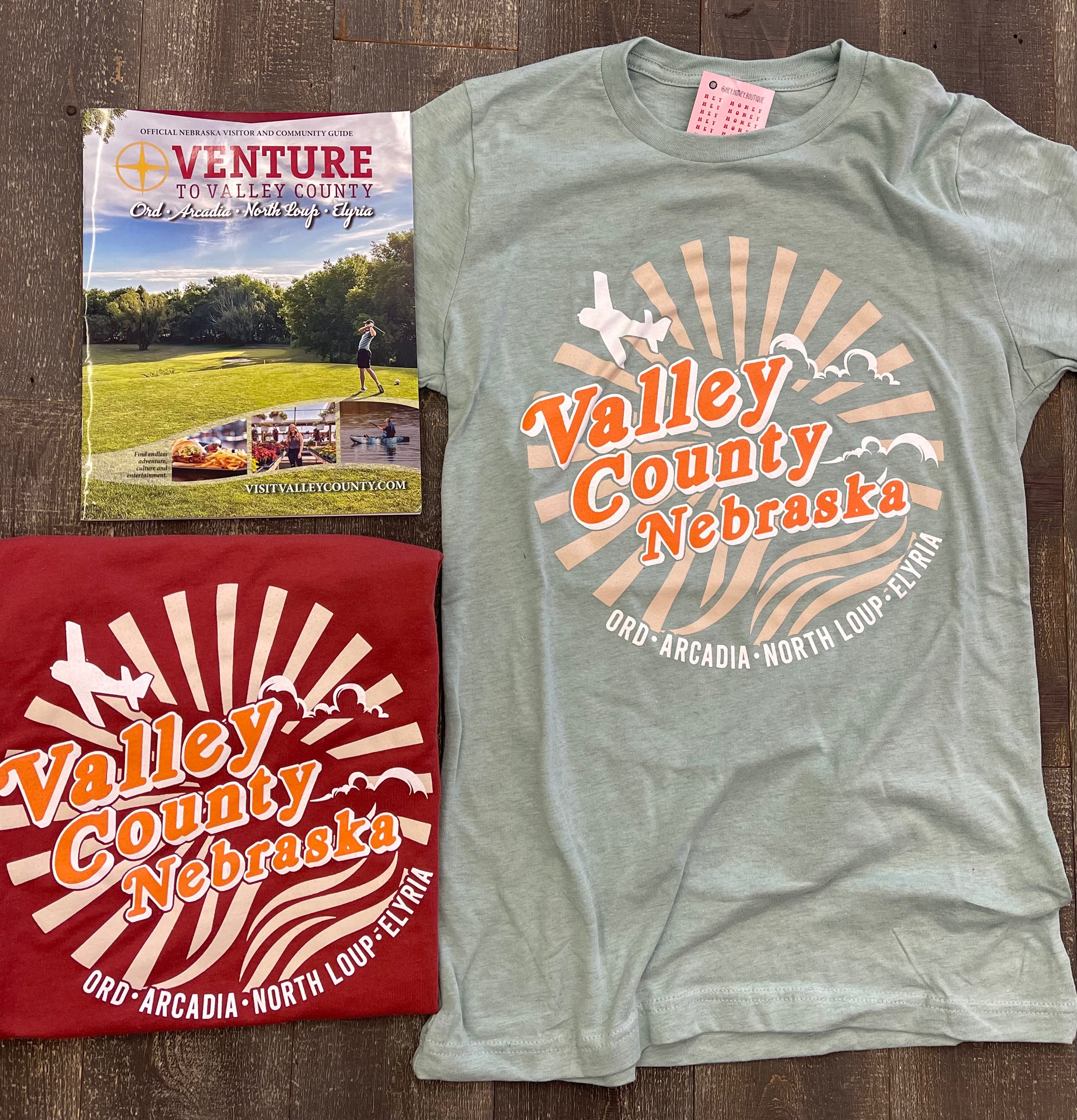 Valley County Retro Sunset Tee