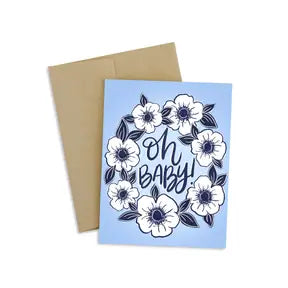 Oh Baby Shower, Greeting Card