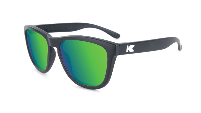 Black/Green Moonshine KIDS premium Sunglasses
