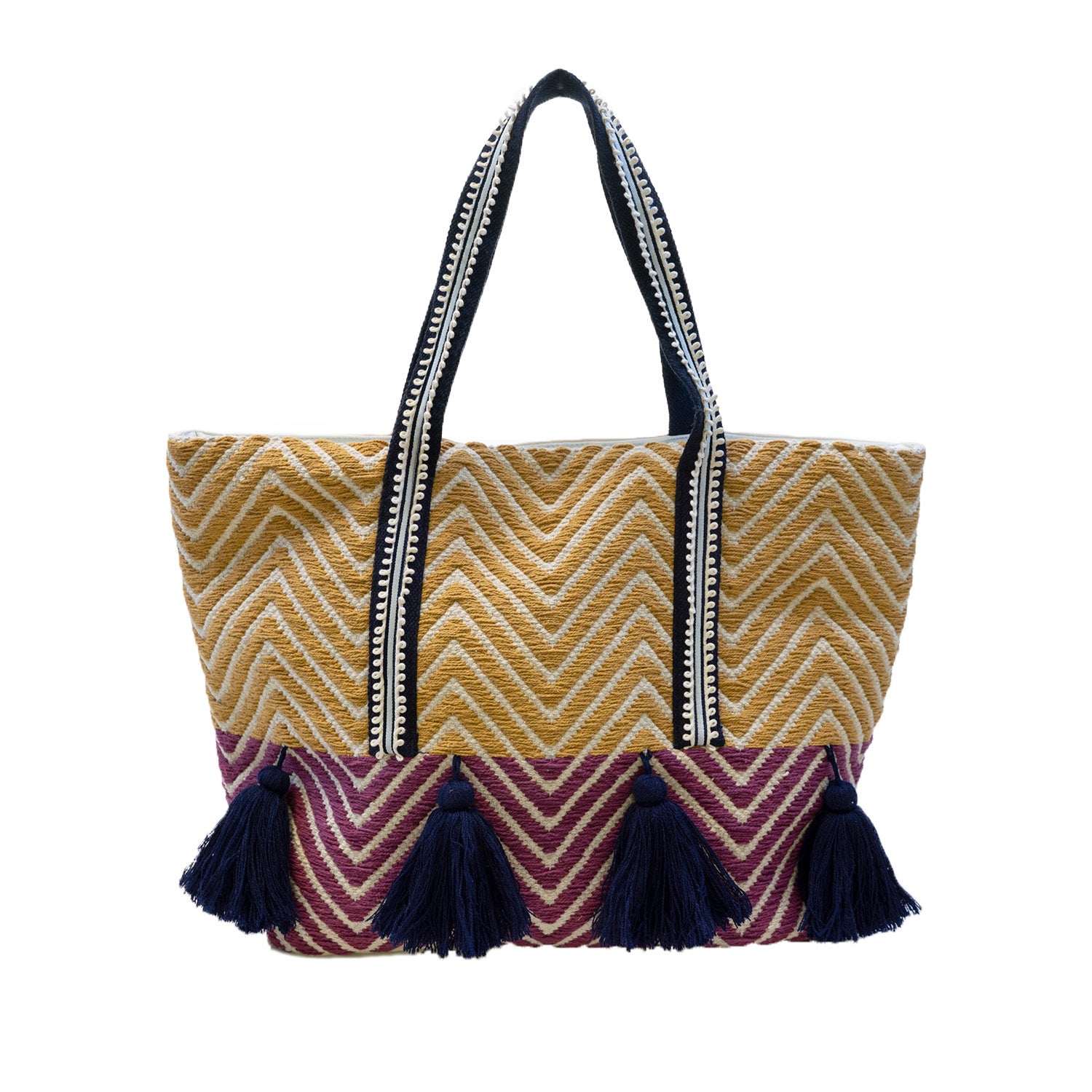 Tyra Tote with Tassels
