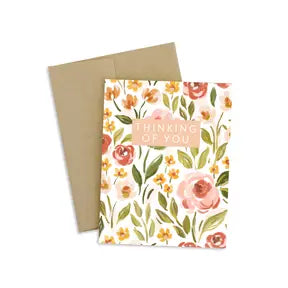 Spring Garden Thinking Of You, Greeting Card