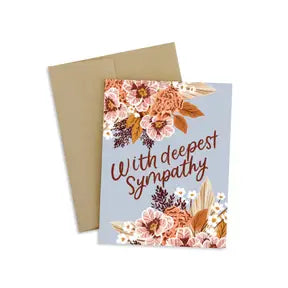 With Deepest Sympathy, Greeting Card