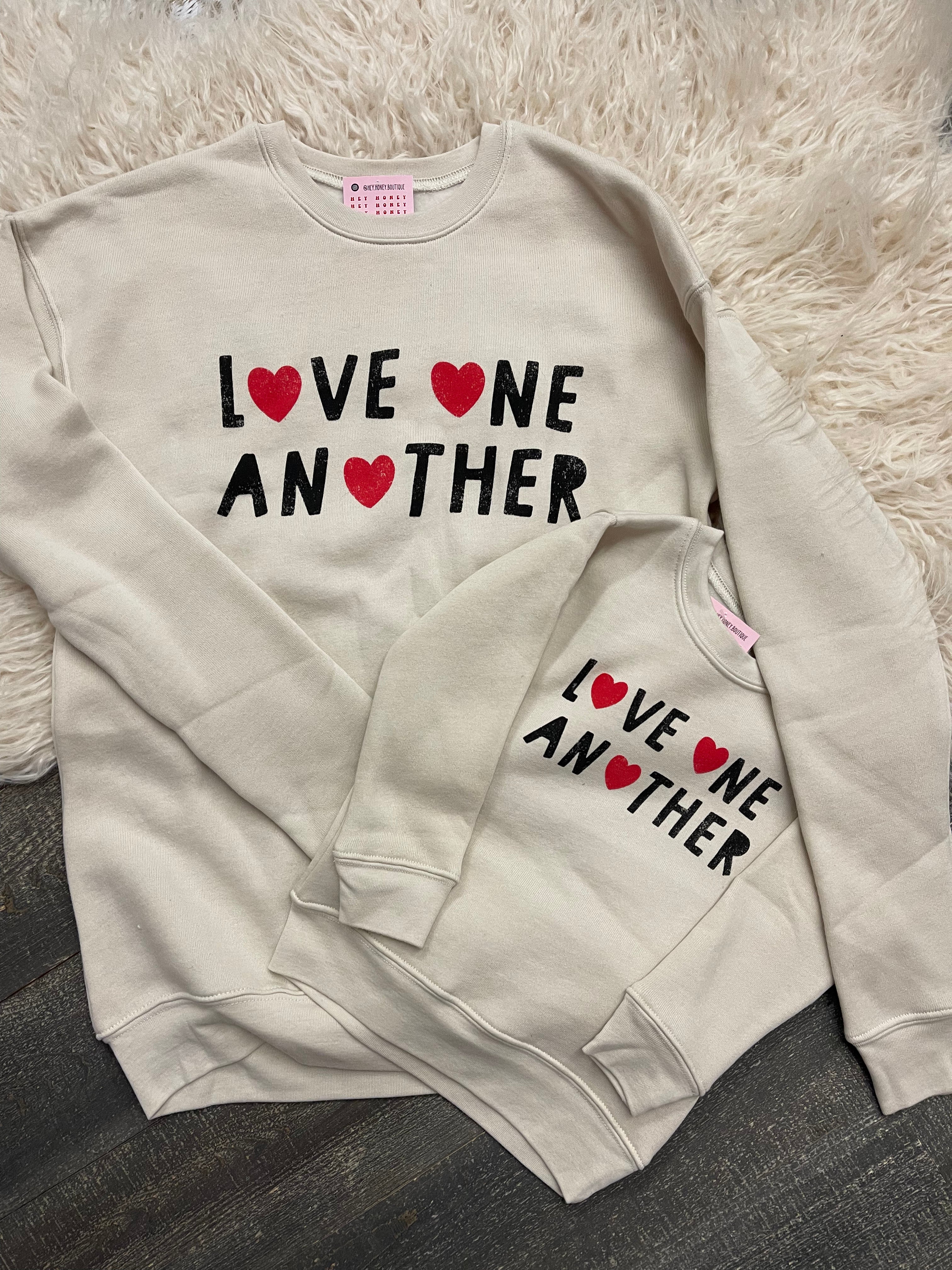 Love One Another Toddler Graphic Sweatshirt