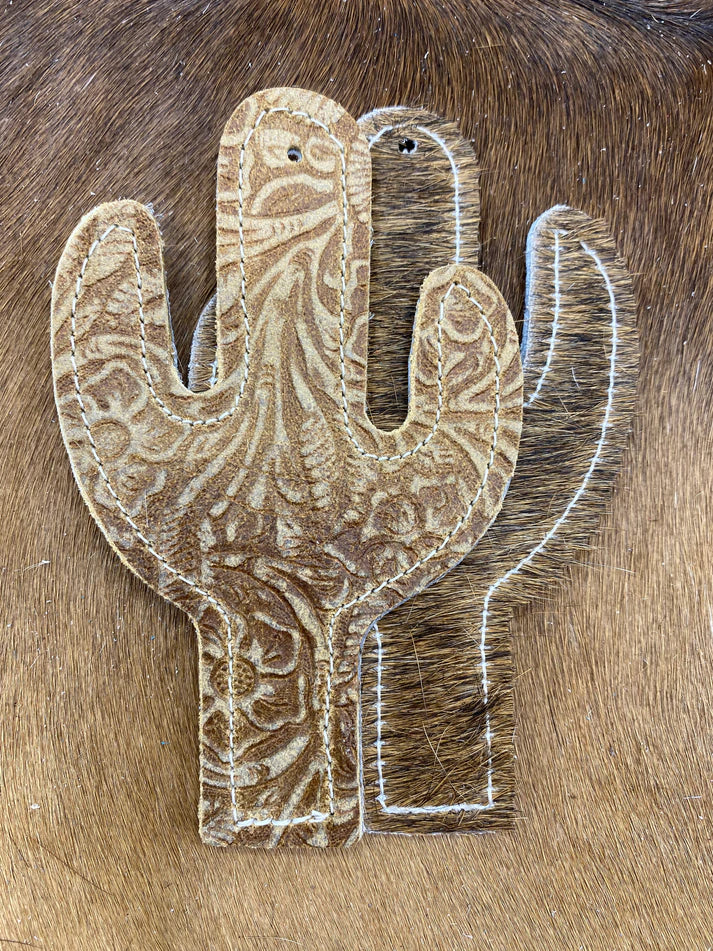 Sandy Car Freshener - Ear Tag & Cactus